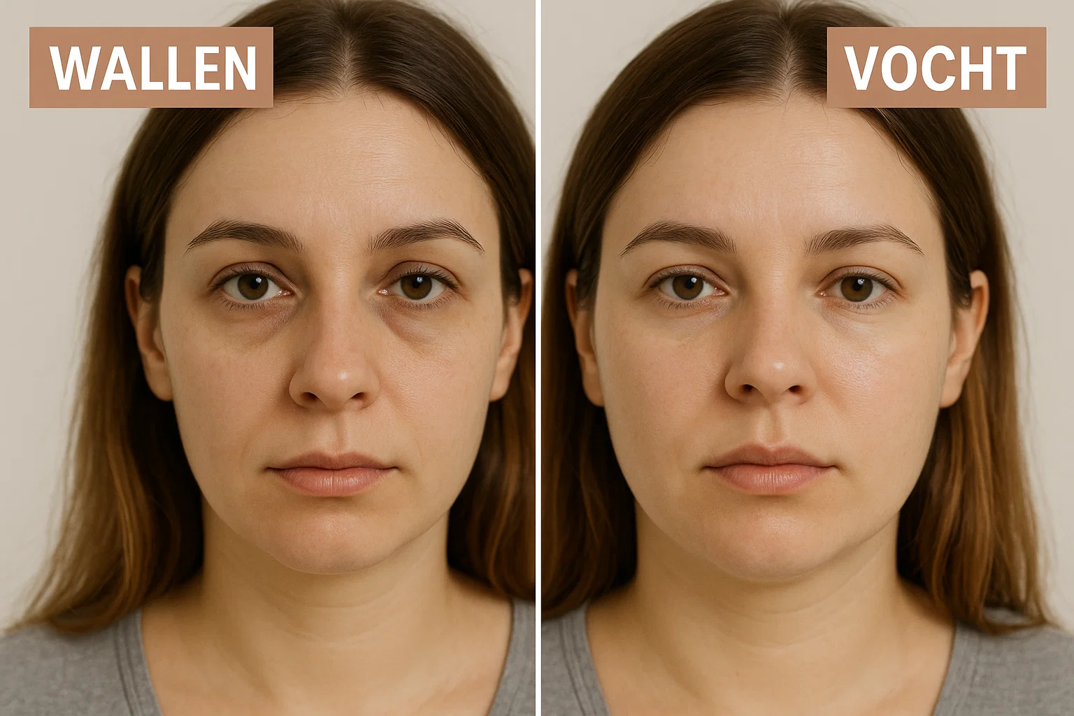 Wallen of vocht onder je ogen? Zo herken je het verschil