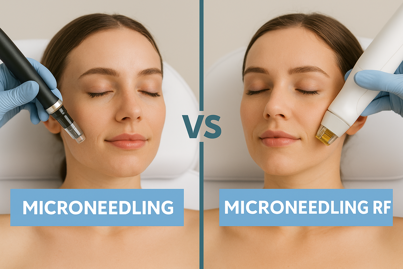 Microneedling of Microneedling RF: ontdek het verschil
