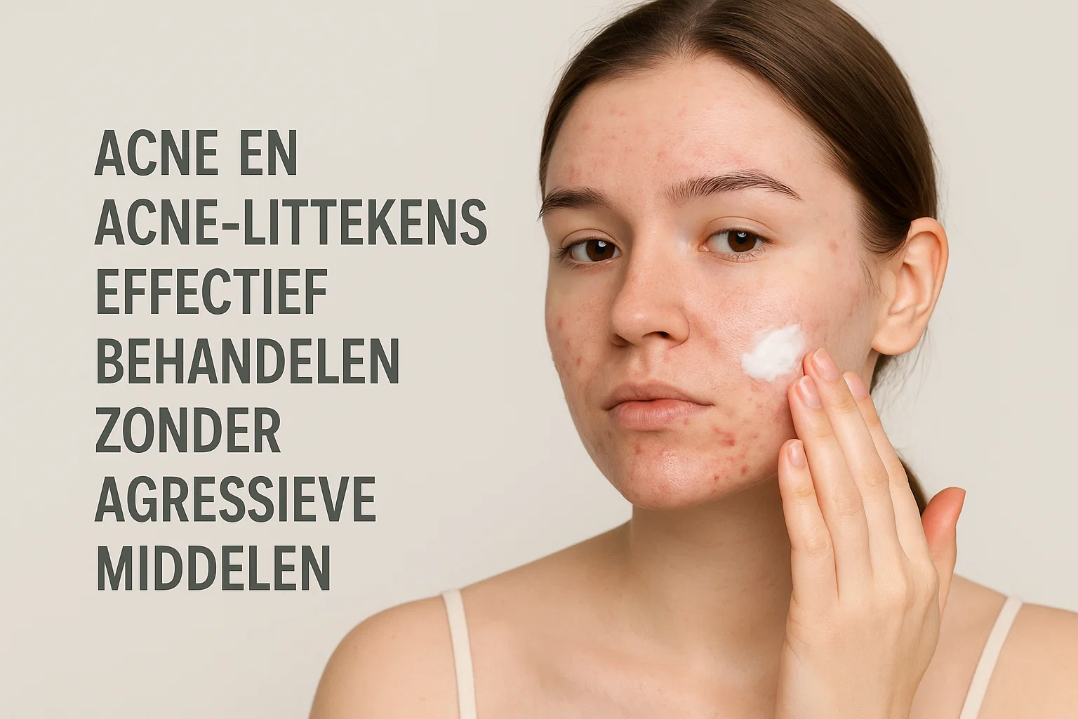 Acne en acne littekens behandelen zonder agressieve middelen