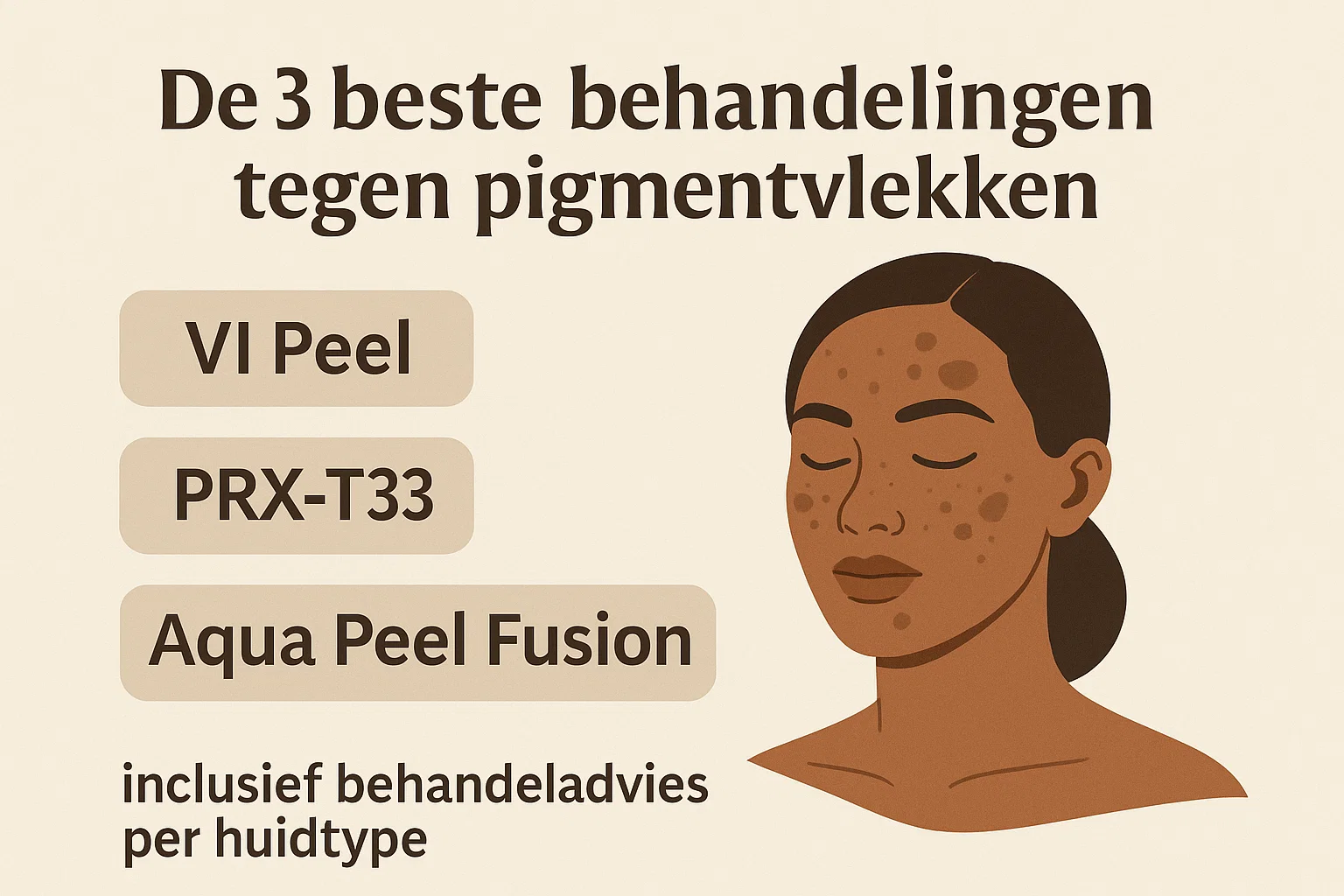 De 3 beste behandelingen tegen pigmentvlekken incl. advies